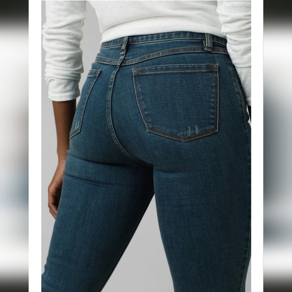 💚HP💚NWT prAna Sienna Jean Mid Rise in True Blue - Picture 4 of 11